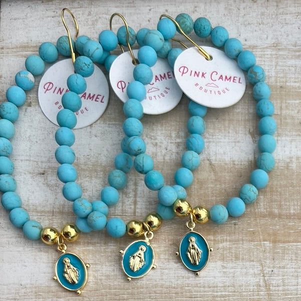 Turquoise Mary Bracelet