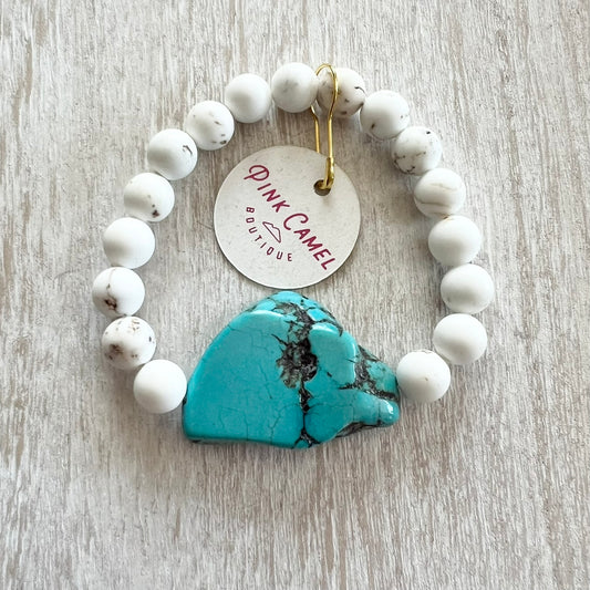 Turquoise Howlite Bracelet