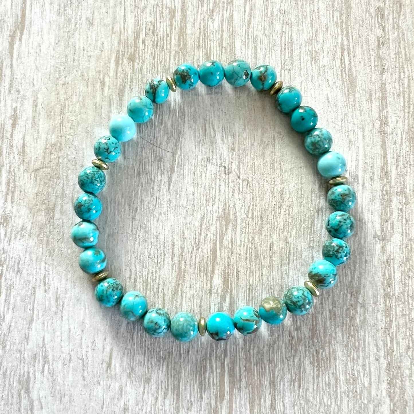 Genuine Blue Turquoise Bracelet